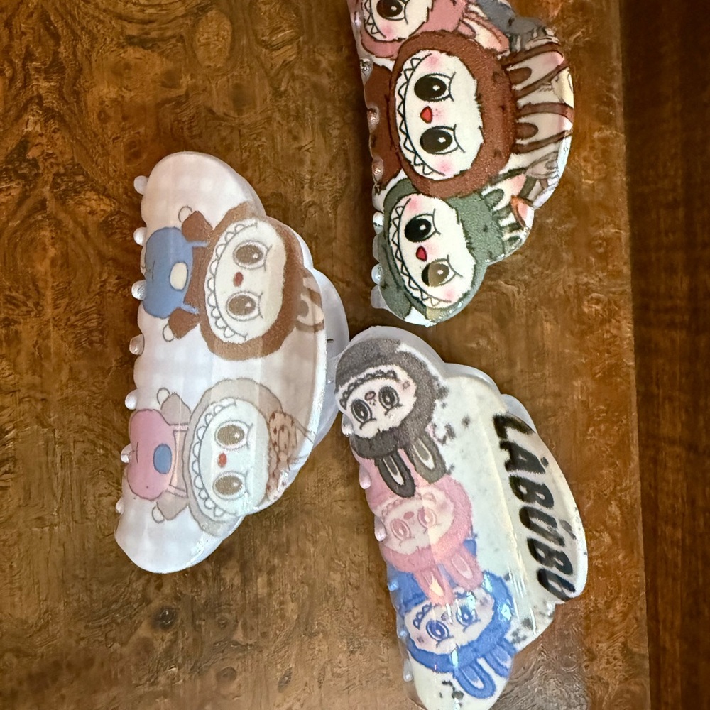 LABUBU  Hair Clips Set